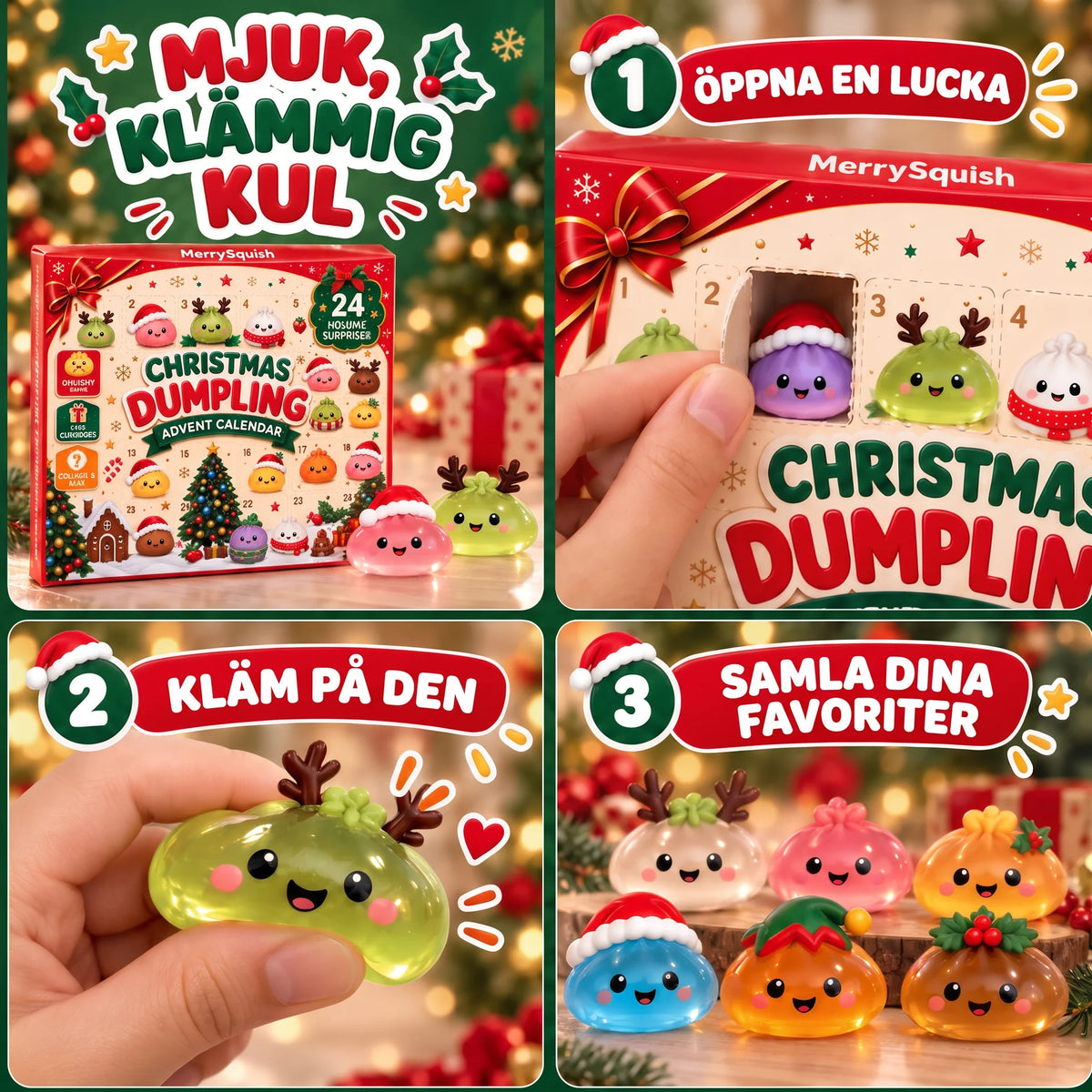 TomteSquish Original Dumpling Adventskalender